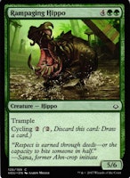 Rampaging Hippo Common 128/199 Hour of Devesation (HOU) Magic the Gathering