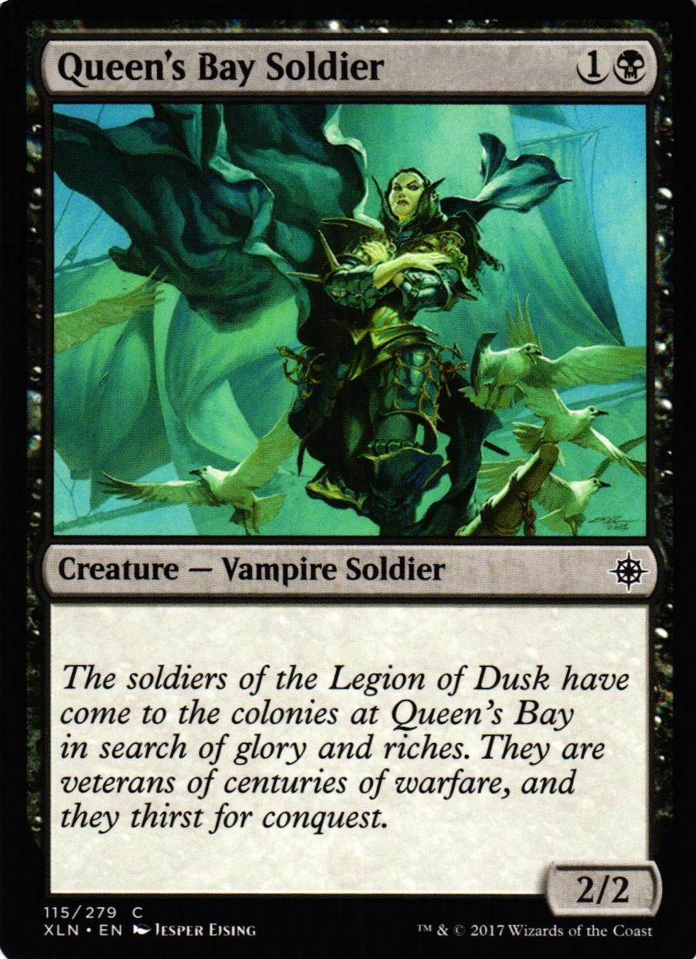 Queens Bay Soldier Common 115/279 Ixalan (XLN) Magic the Gathering