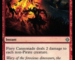 Fiery Cannonade Uncommon 143/279 Ixalan (XLN) Magic the Gathering