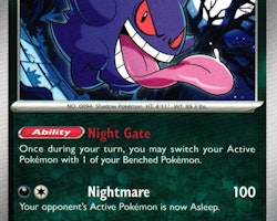 Gengar Uncommon 057/091 Paldean Fates Pokemon