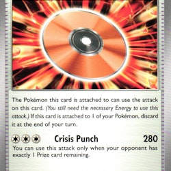 Technical machine: Crisis Punch Uncommon 090/091 Paldean Fates Pokemon