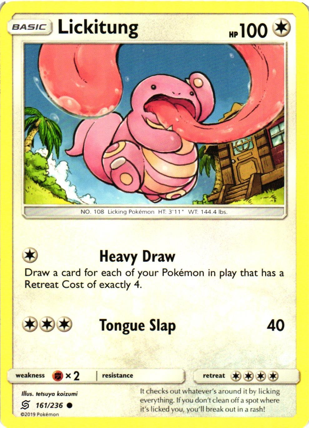 Lickitung Common 161/236 Unified Minds Pokemon
