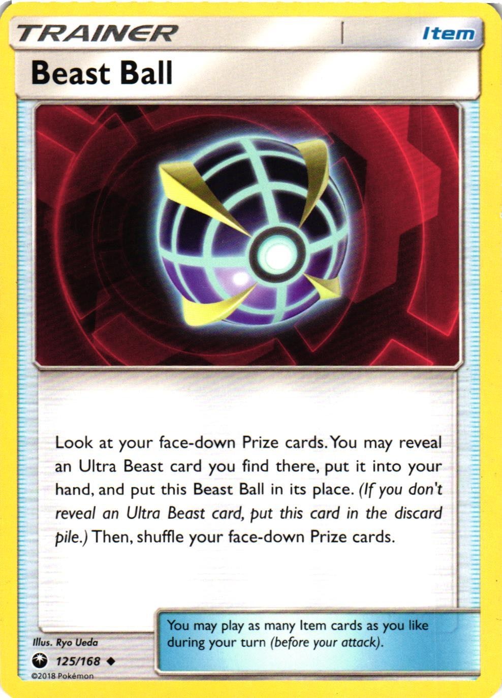 Beast Ball Uncommon 125/168 Celestial Storm Pokemon
