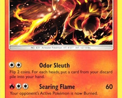 Heatmor Uncommon 24/147 Burning Shadows Pokemon