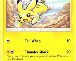 Pikachu Common 40/147 Burning Shadows Pokemon