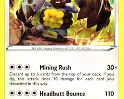 Diggersby Rare 147/192 Rebel Clash Pokemon