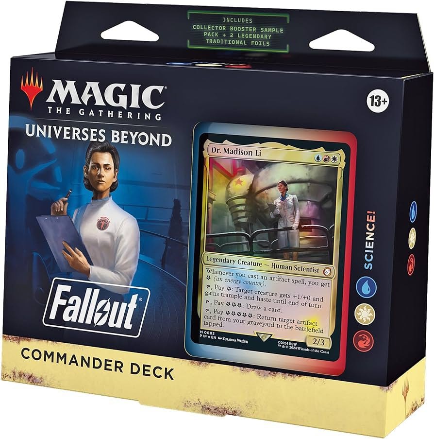 Magic Fallout Universes Beyond Commander Deck Science!