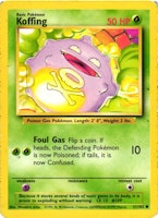 Koffing Common 51/102 Base Set Pokemon (4)