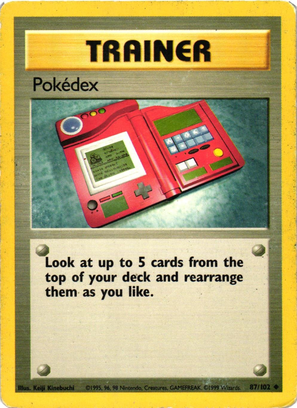 Pokedex Uncommon 87/102 Base Set Pokemon (2)