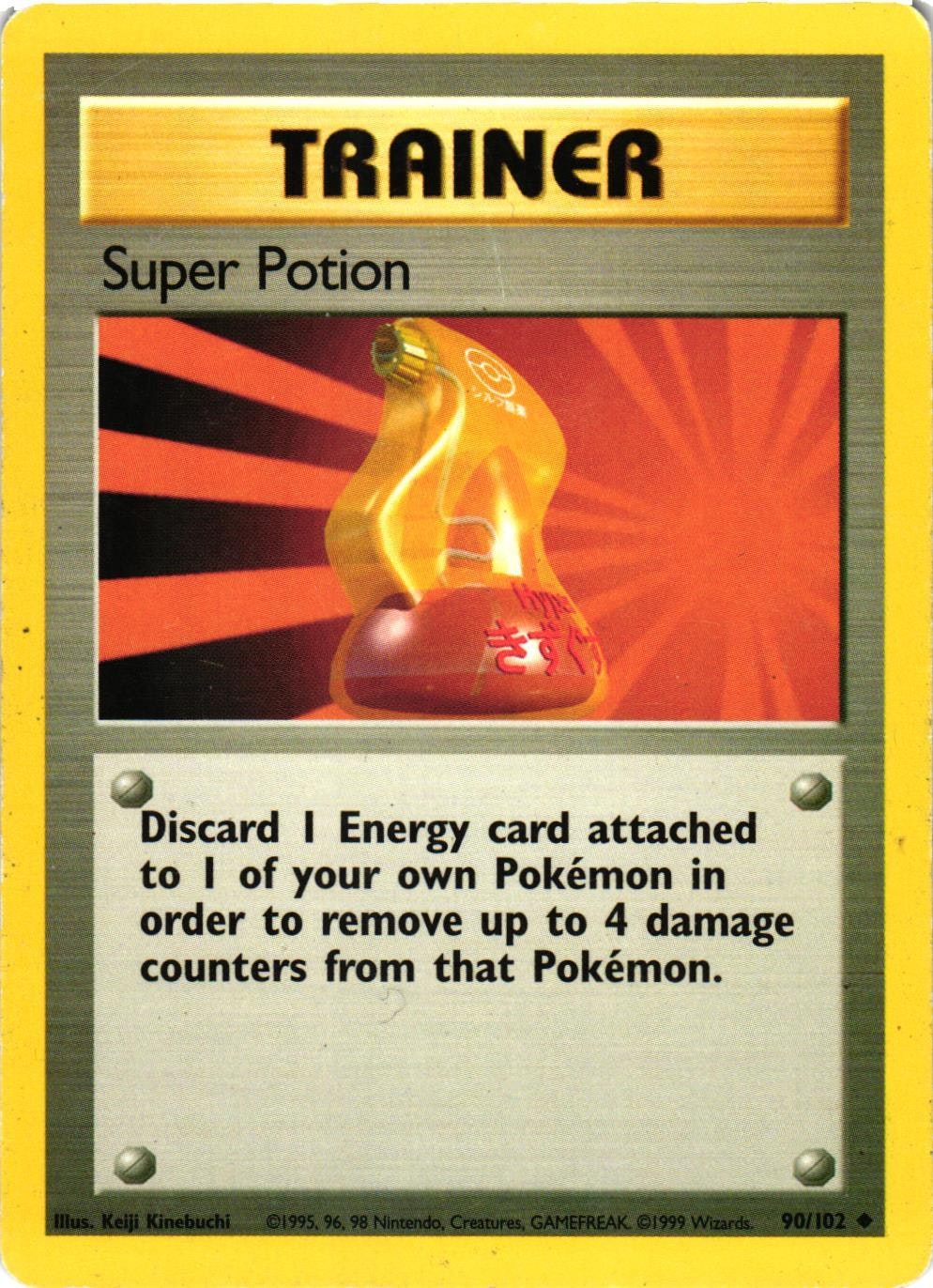 Super Potion Uncommon 90/102 Base Set Pokemon