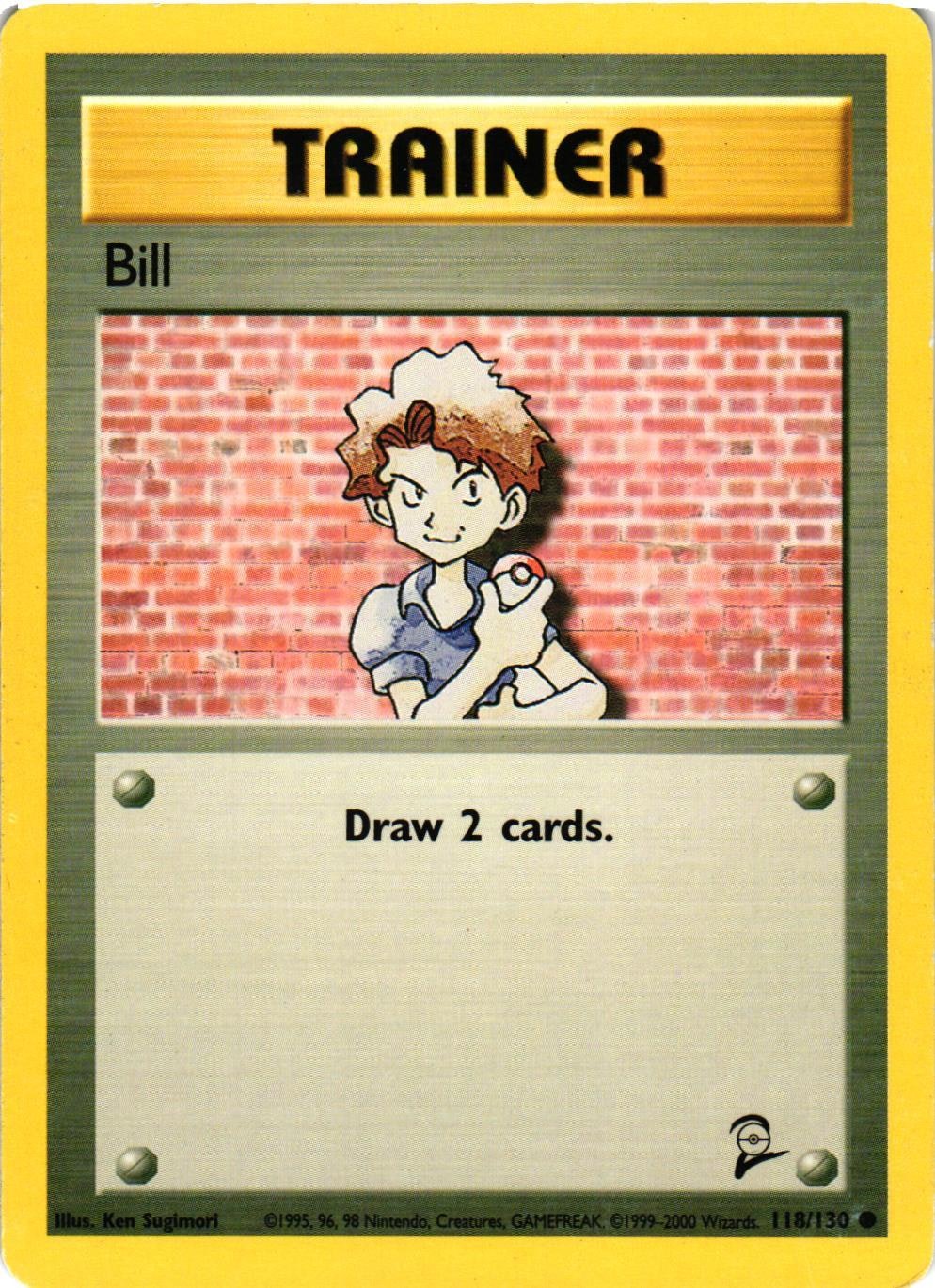 Bill Common 118/130 Base Set 2 Pokemon (1)