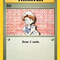 Bill Common 118/130 Base Set 2 Pokemon (4)