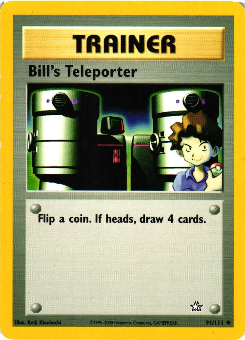 Bills Teleporter Uncommon 91/111 Neo Genesis Pokemon (1)