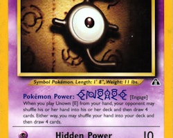 Unown E Common 67/75 Neo Discovery Pokemon (1)
