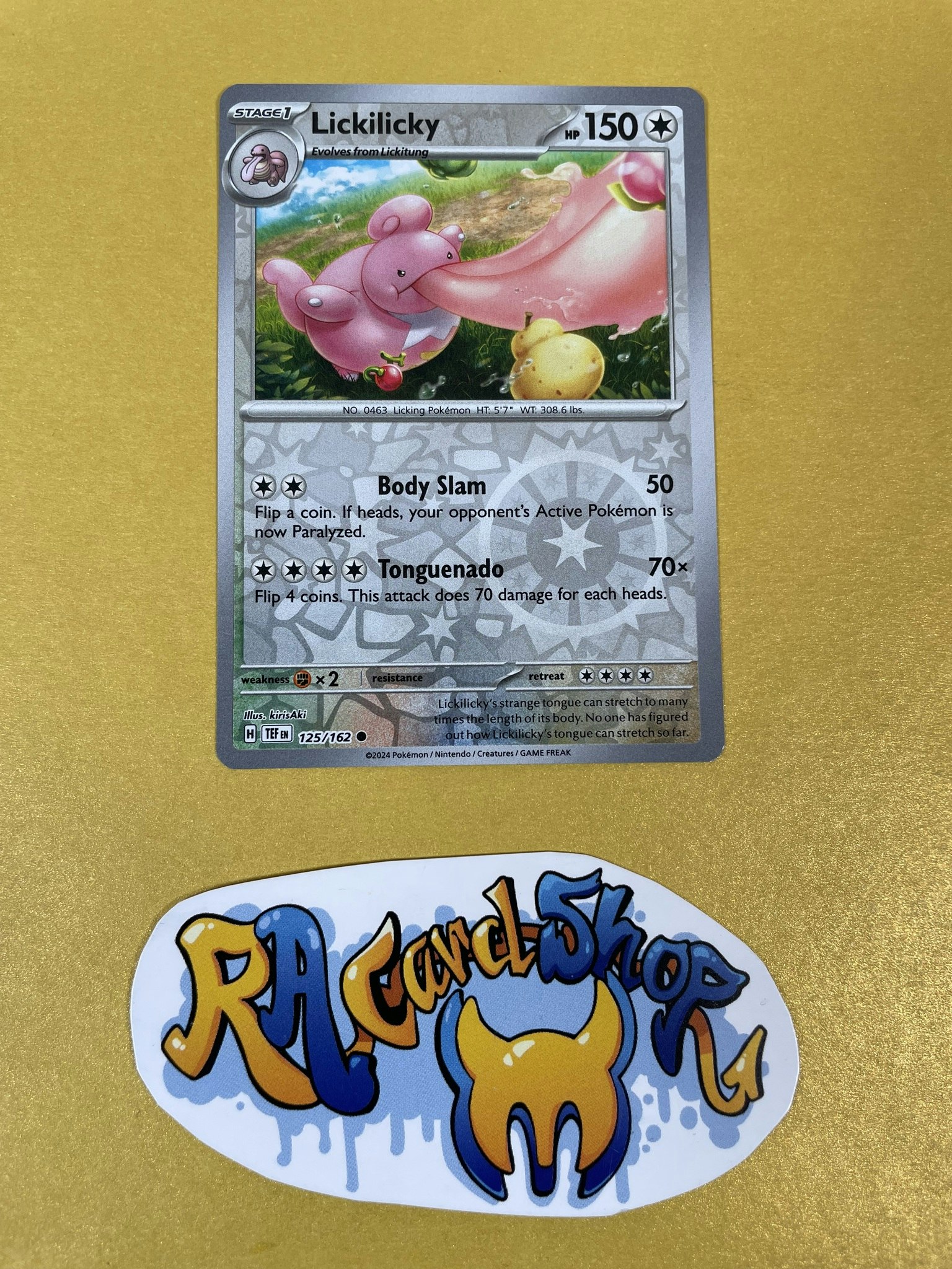 Lickilicky Reverse Holo Common 125/162 Temporal Forces Pokemon