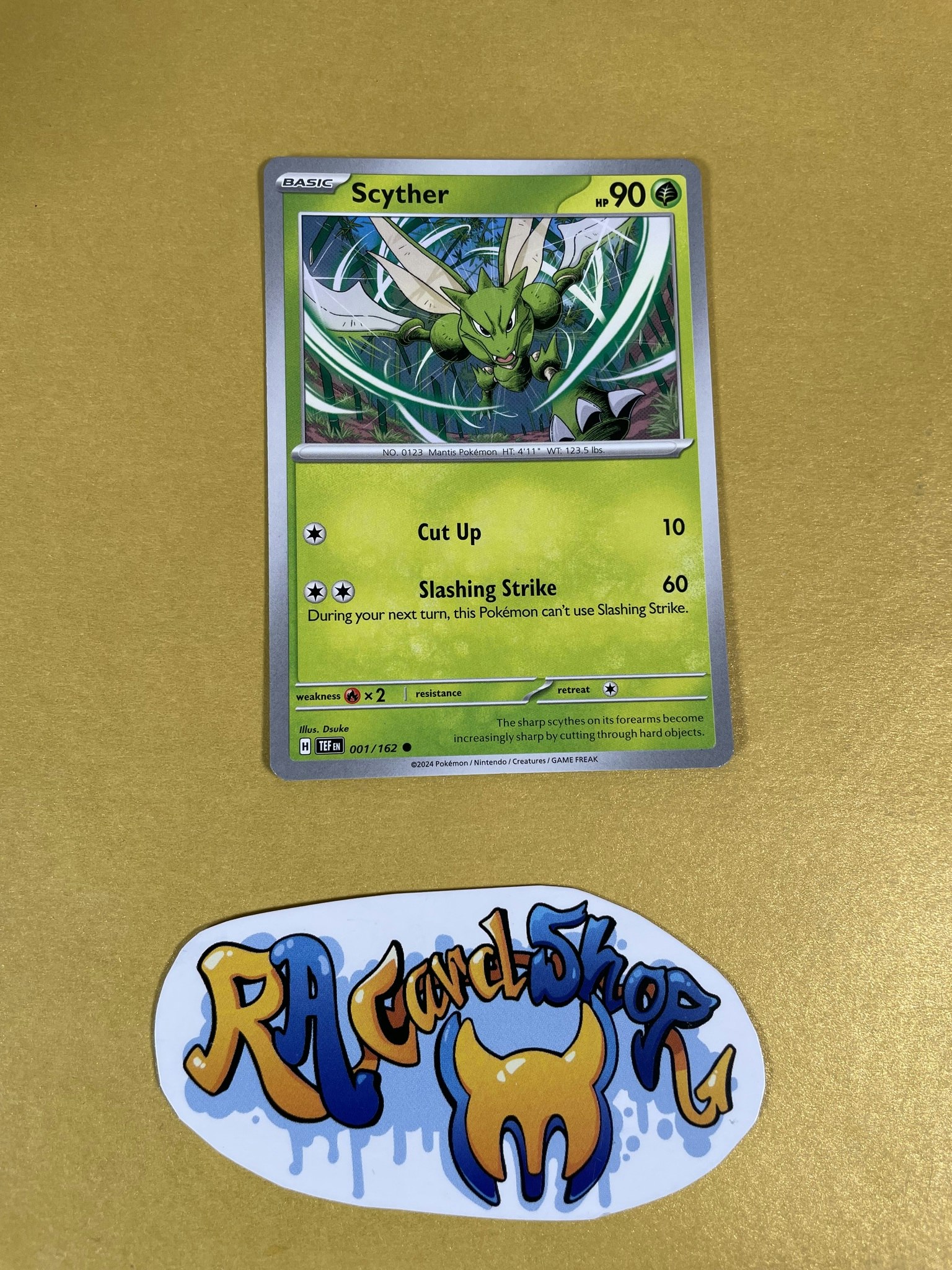 Scyther Common 001/162 Temporal Forces Pokemon