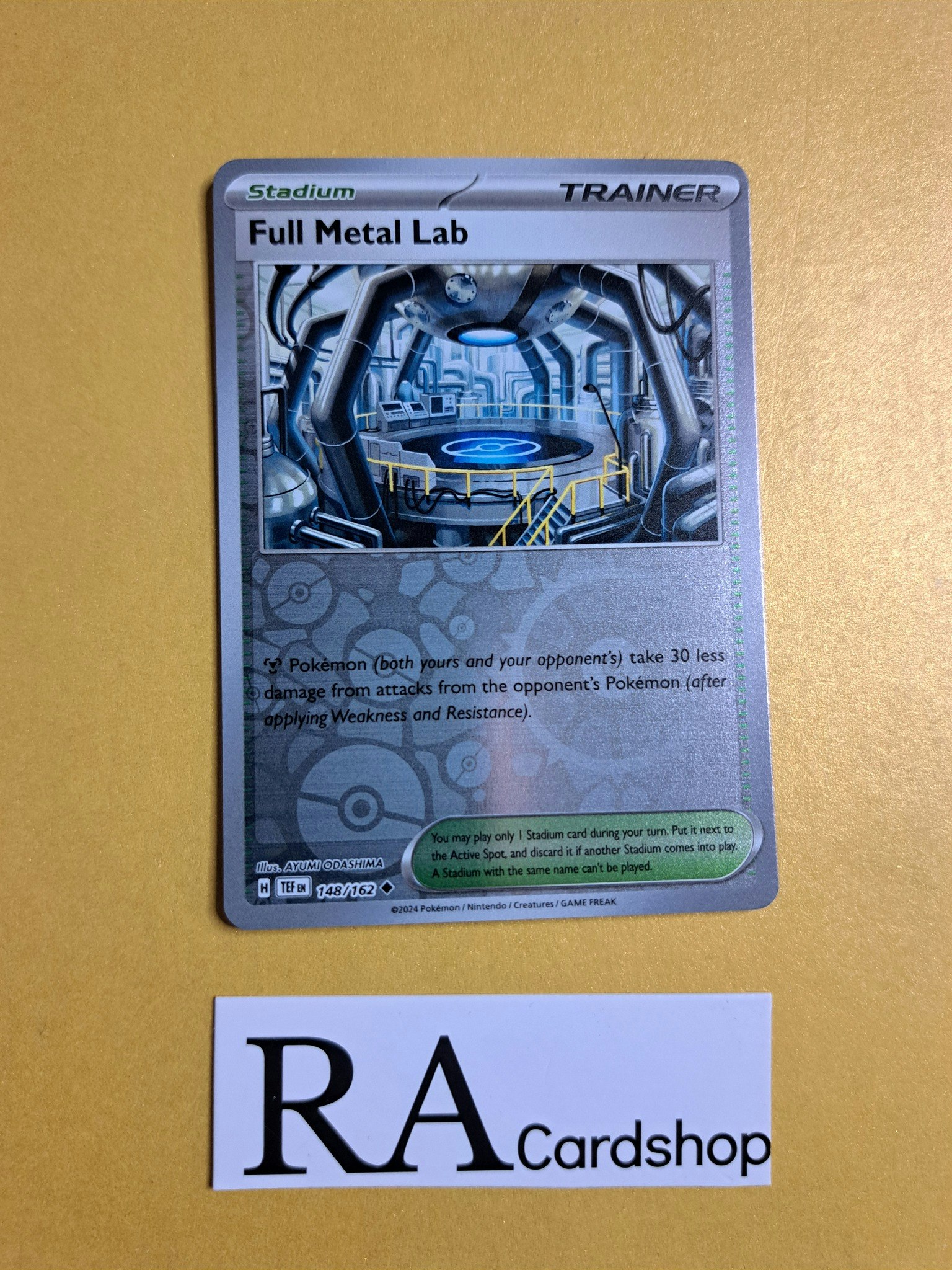 Full Metal Lab Reverse Holo Uncommon 148/162 Temporal Forces Pokemon