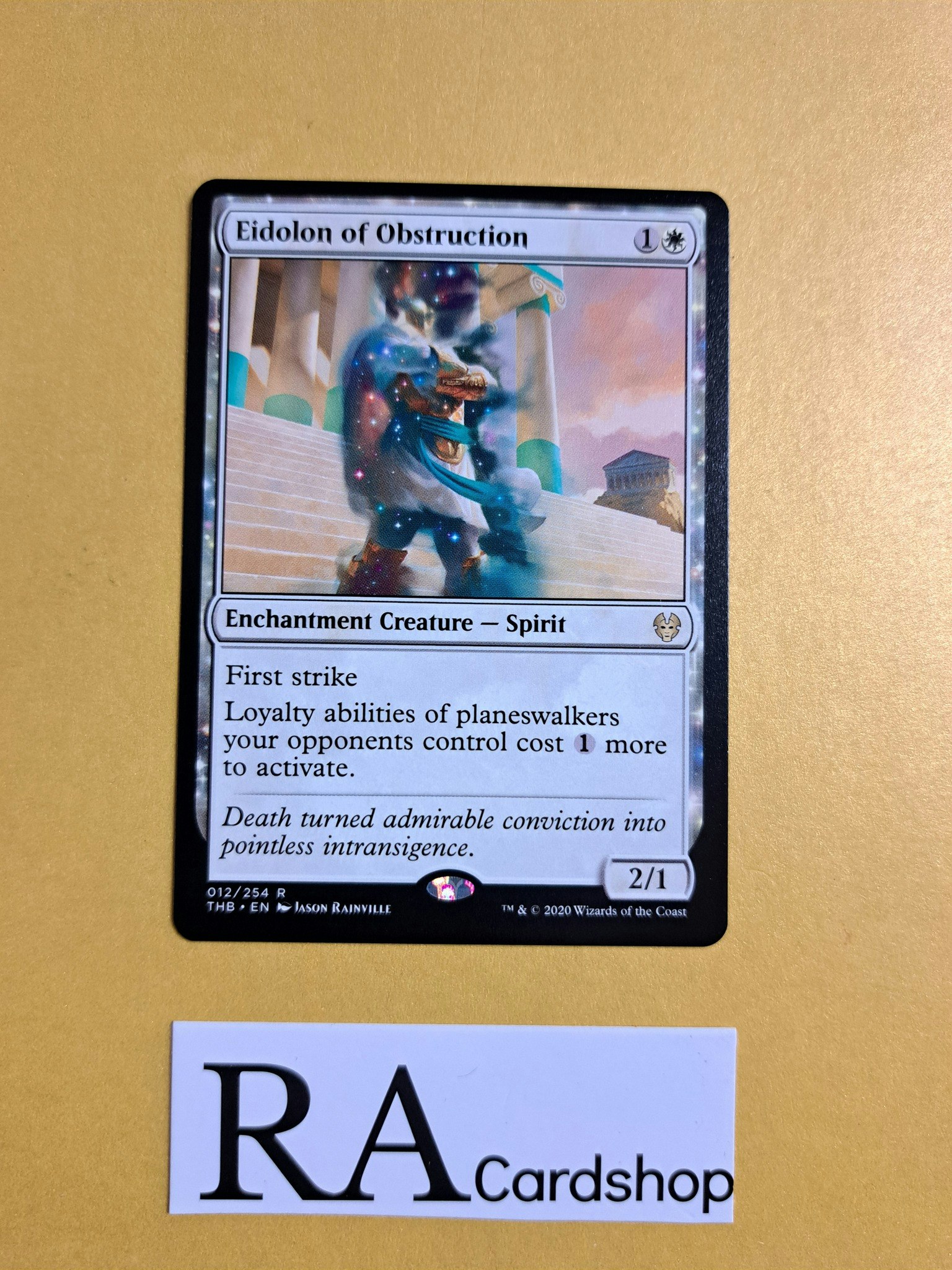 Eidolon of Obstruction Rare 012/254 Theros Beyond Death (THB) Magic the Gathering