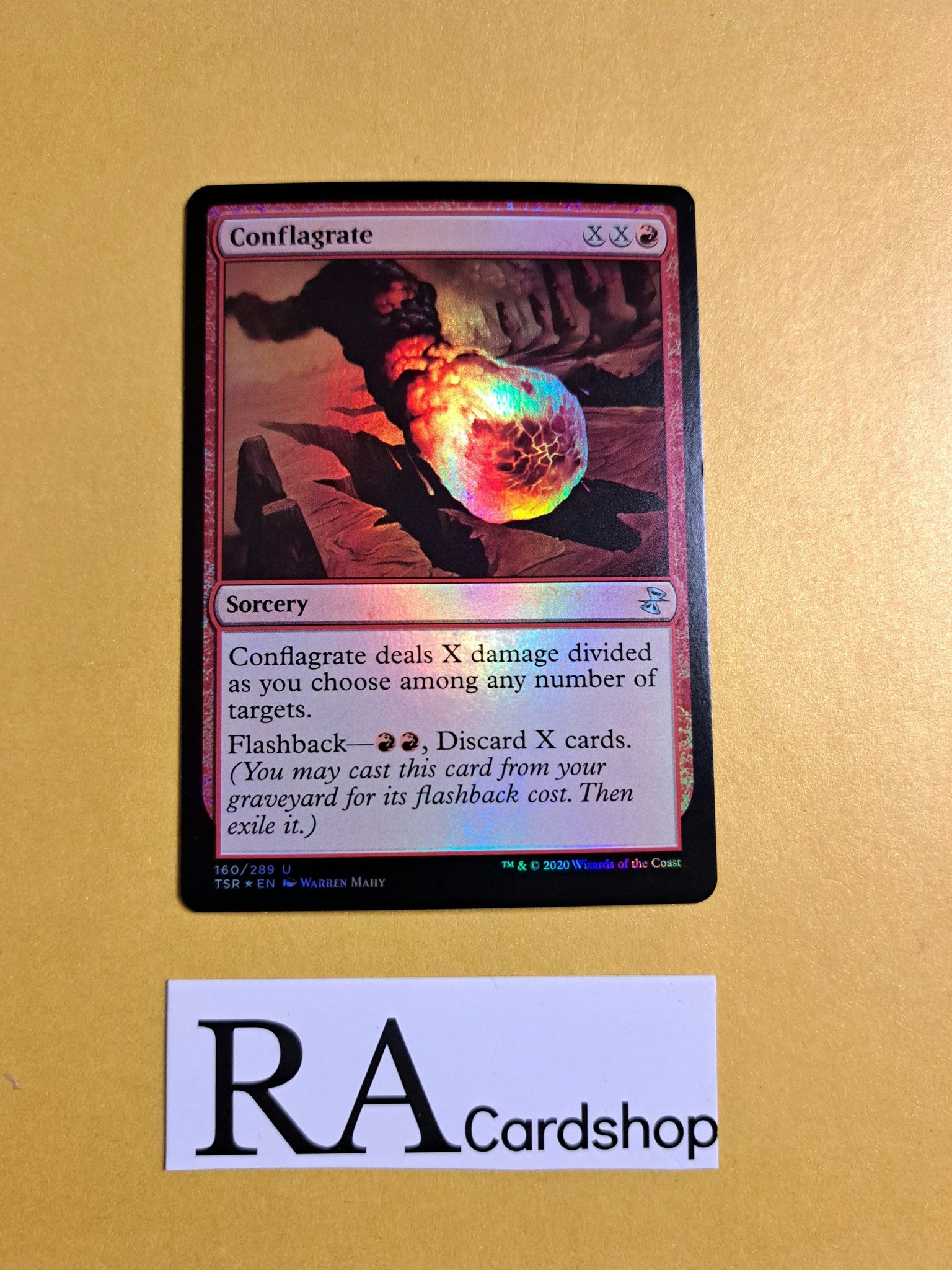 Conflagate Uncommon Foil 160/289 Time Spiral Remastered (TSR) Magic the Gathering