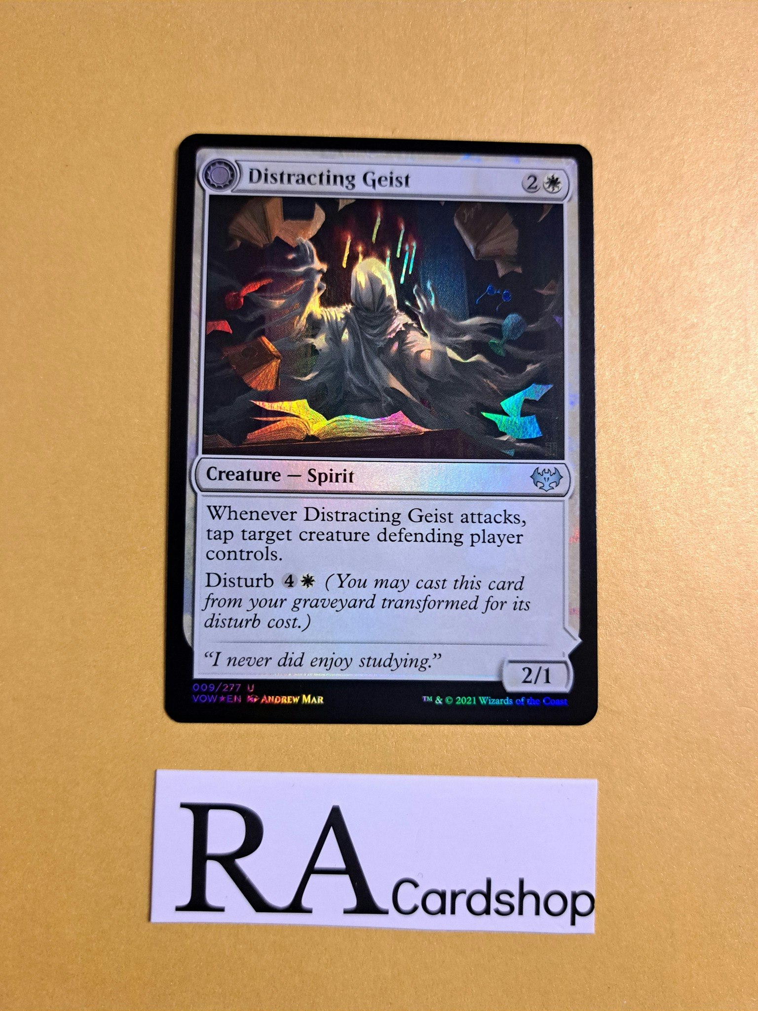 Distracting Geist / Cleaver Distraction Uncommon Foil 009/277 Innistrad: Crimson Vow (VOW) Magic the Gathering