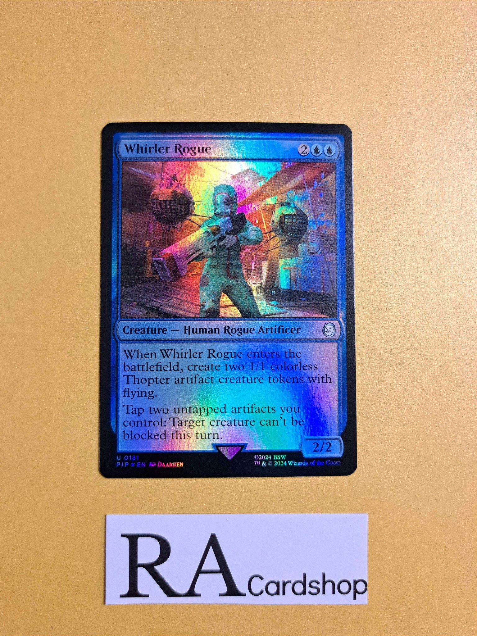Whirler Rogue Uncommon Foil 0181 Universes Beyond: Fallout (PIP) Magic the Gathering