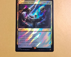 Casualties of War Rare Foil 0741 Universes Beyond: Fallout (PIP) Magic the Gathering