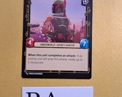 Boba Fett, Collecting the Bounty Common Leader 015/252 Spark of the Rebellion (SOR) Star Wars Unlimited
