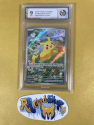 Pikachu SVP 088 Black Star Promo Graderad 9 Rauk Card