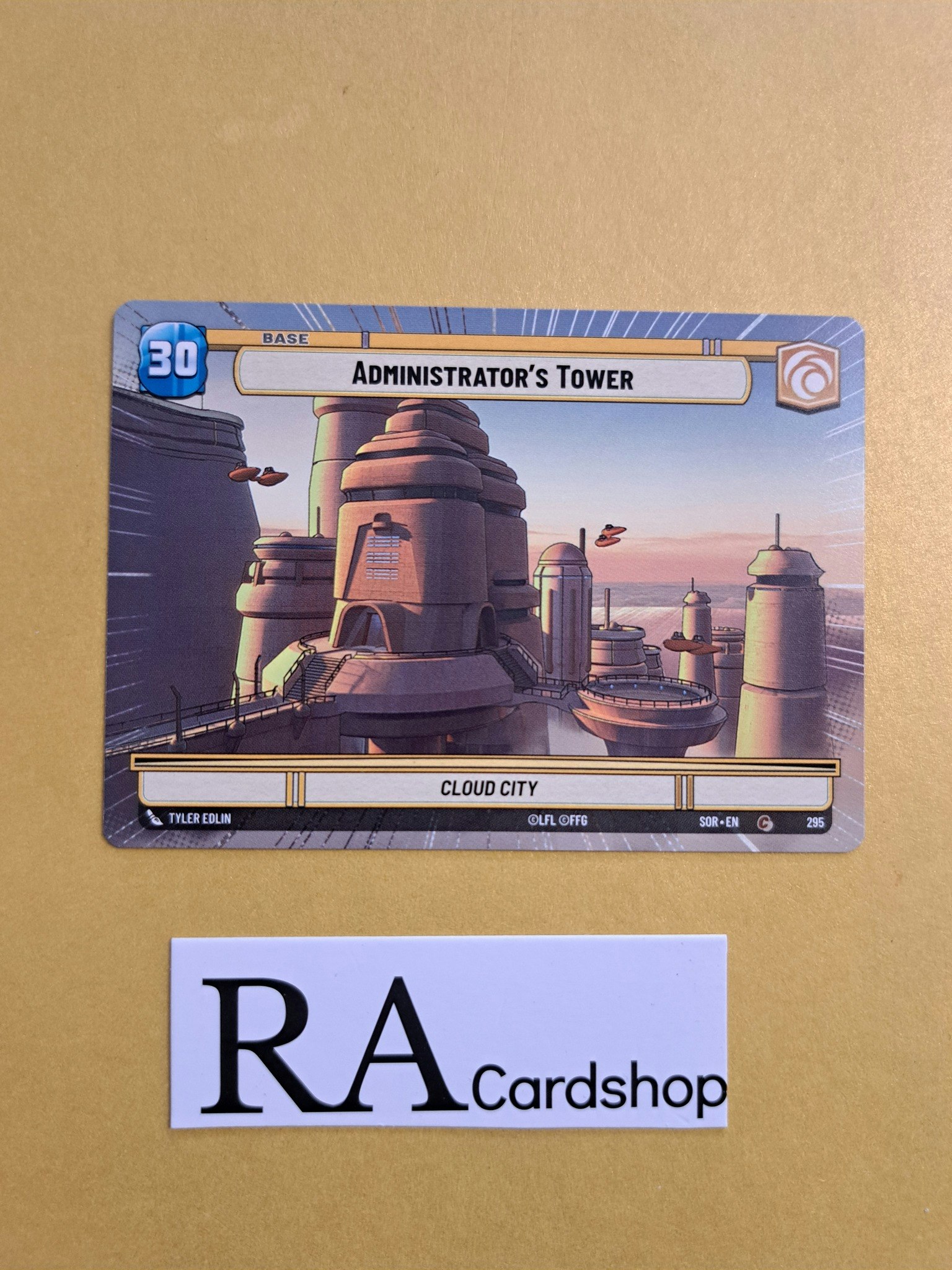 Administrators Tower // Experience Token Common 295 Spark of the Rebellion (SOR) Star Wars Unlimited
