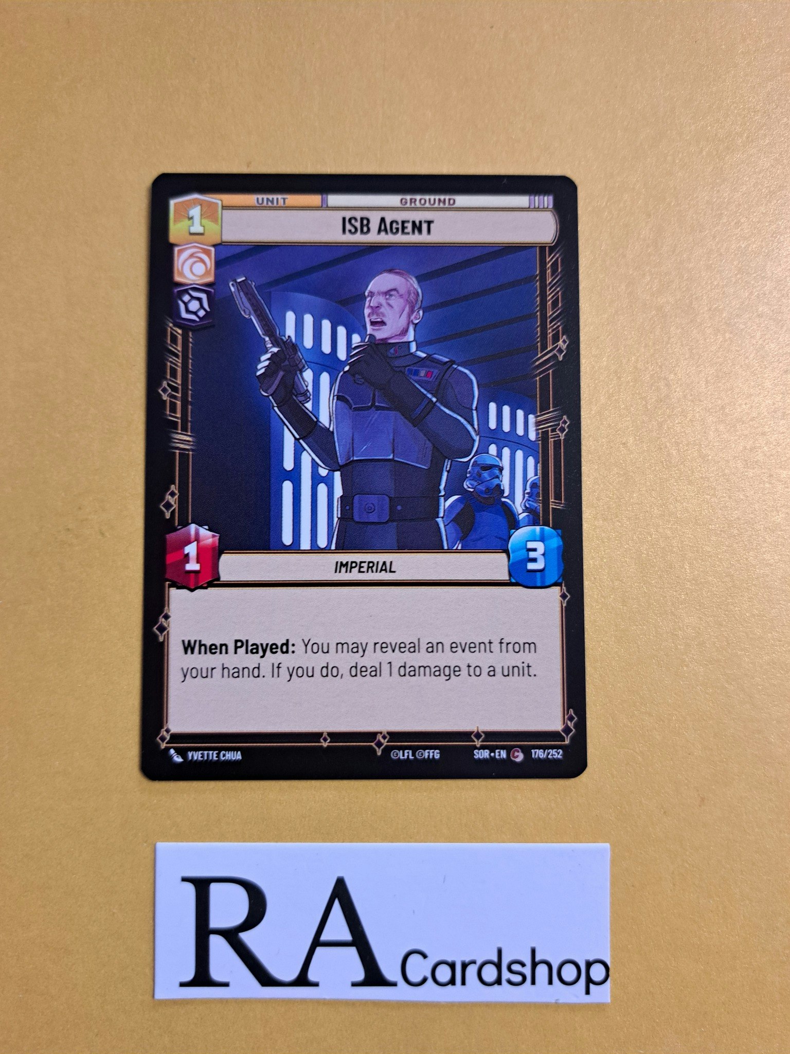 ISB Agent Common 176/252 Spark of the Rebellion (SOR) Star Wars Unlimited