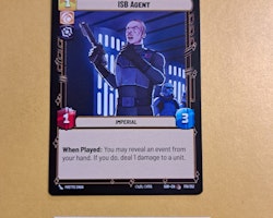 ISB Agent Common 176/252 Spark of the Rebellion (SOR) Star Wars Unlimited