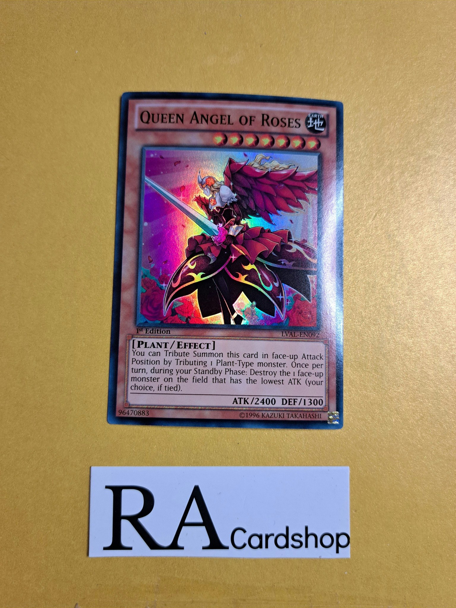 Queen Angel of Roses Super Rare LVAL-EN092 1st Edition Legacy of the Valiant LVAL Yu-Gi-Oh