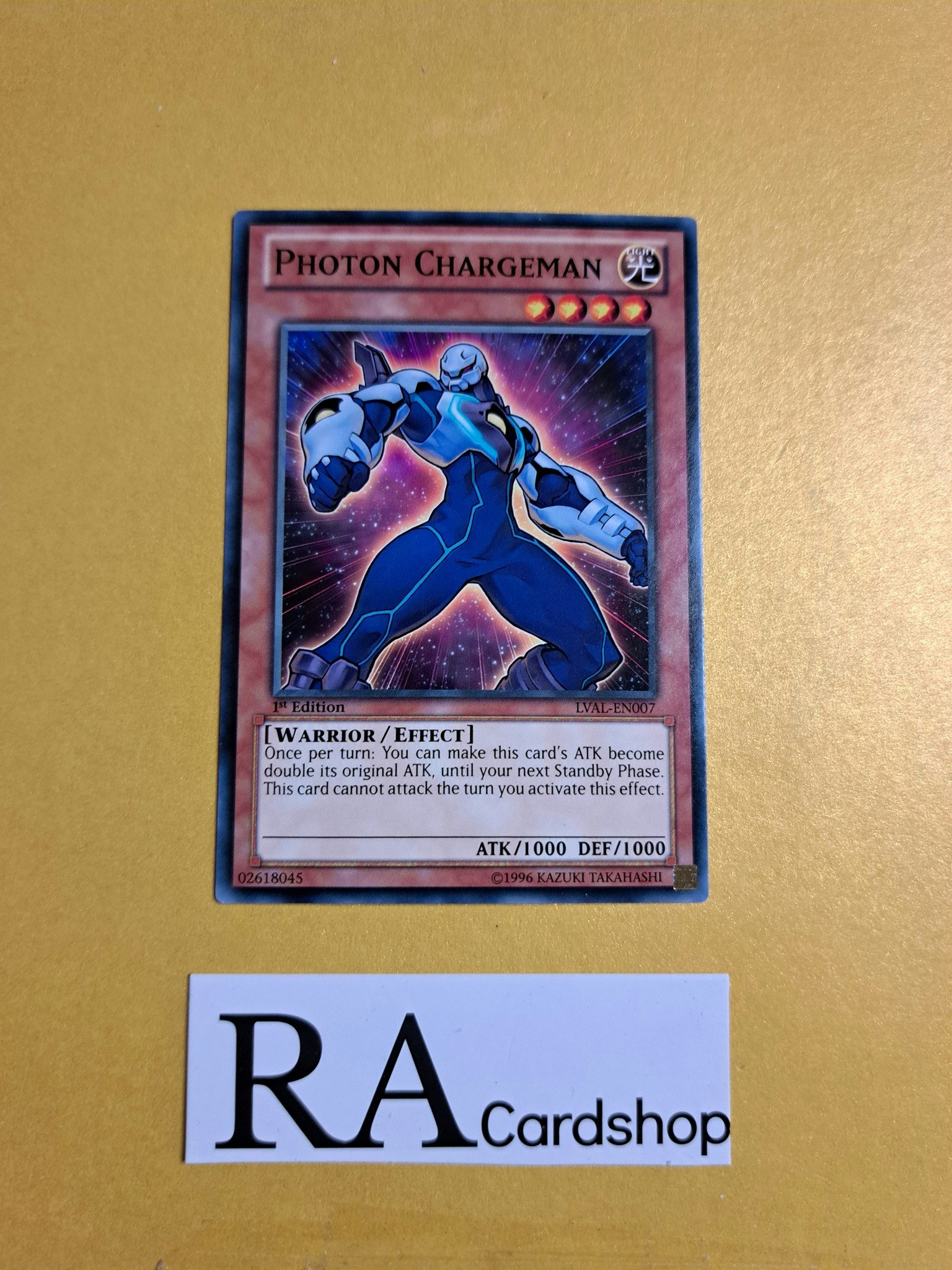 Photon Chargeman Common LVAL-EN007 1st Edition Legacy of the Valiant LVAL Yu-Gi-Oh
