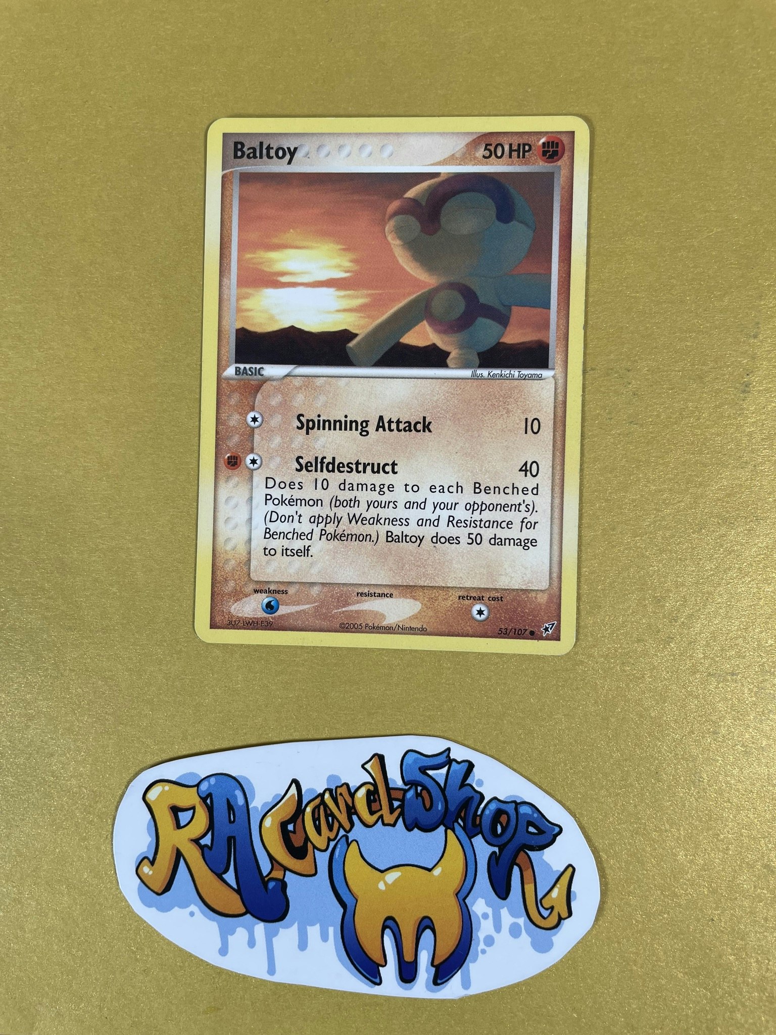 Baltoy Common 53/107 (1) EX Deoxys Pokemon