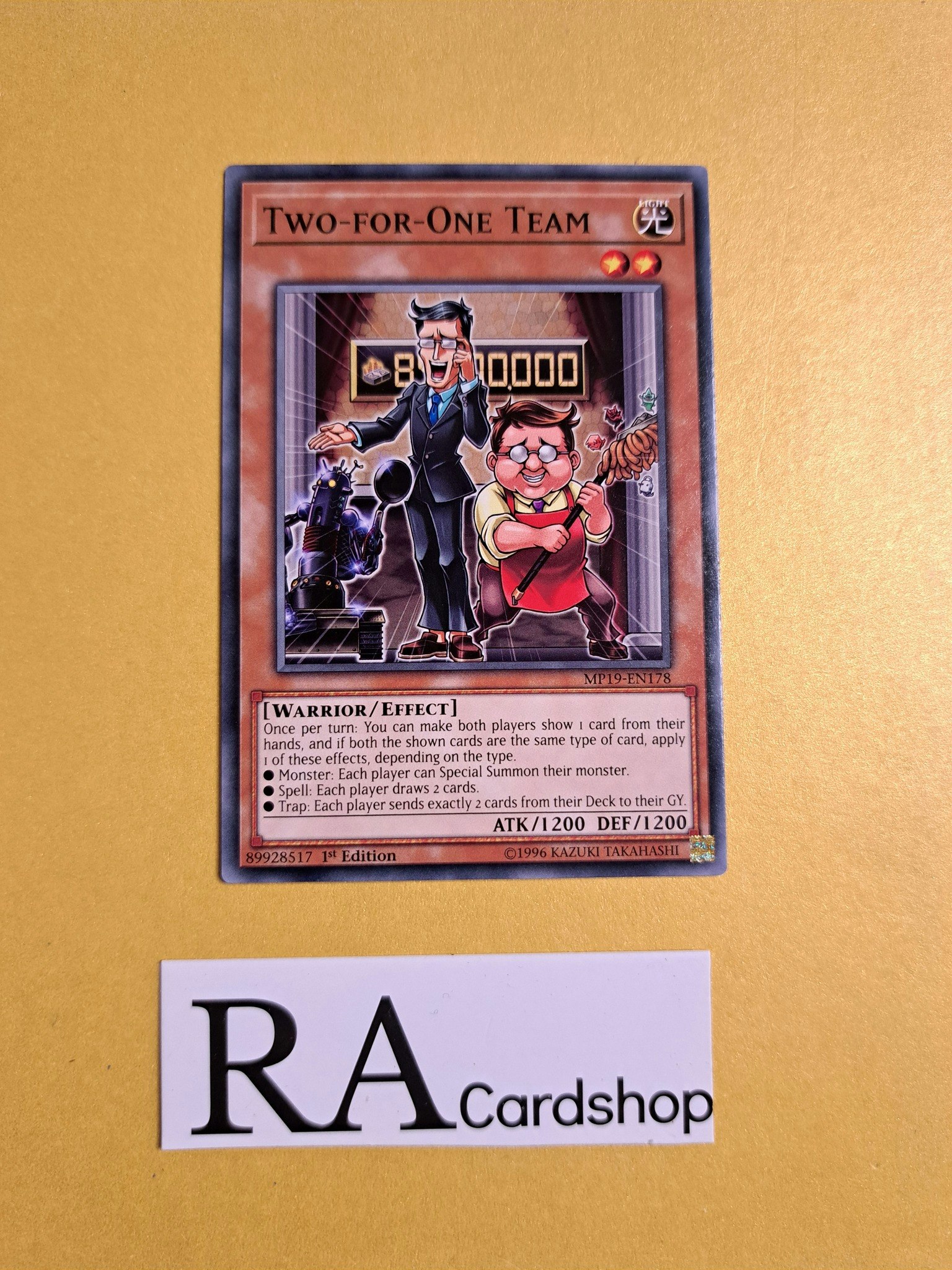 Two-for-One Team Common MP19-EN178 1st Edition Gold Sarcophagus Tin Mega Pack 2019 MP19 Yu-Gi-Oh