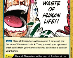 Its A Waste of Human Life!! Common OP05-058 Awakening of the New Era OP05 One Piece