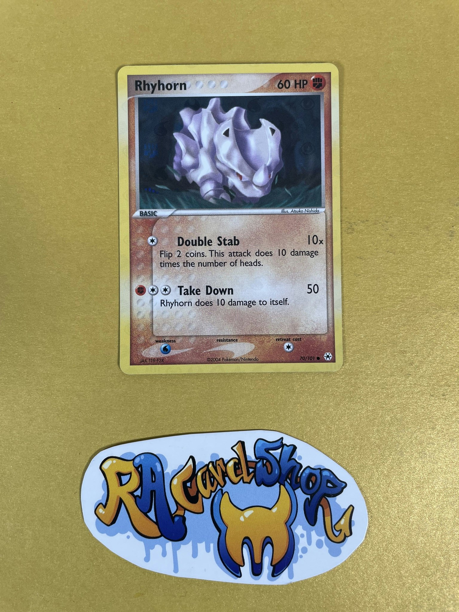 Rhyhorn Reverse Holo Common 70/101 EX Hidden Legends Pokemon