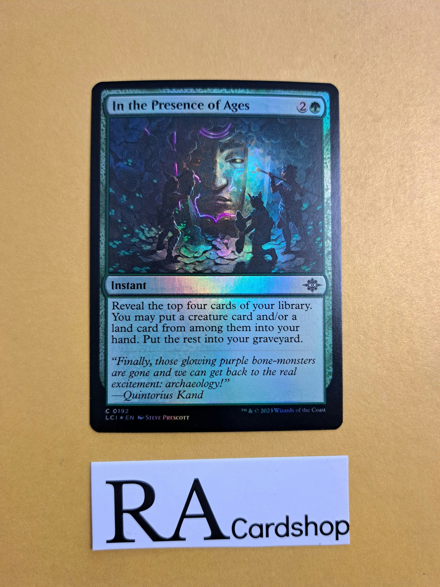 In the Presence of Ages Common Foil 192 The Lost Caverns of Ixalan LCI Magic the Gathering
