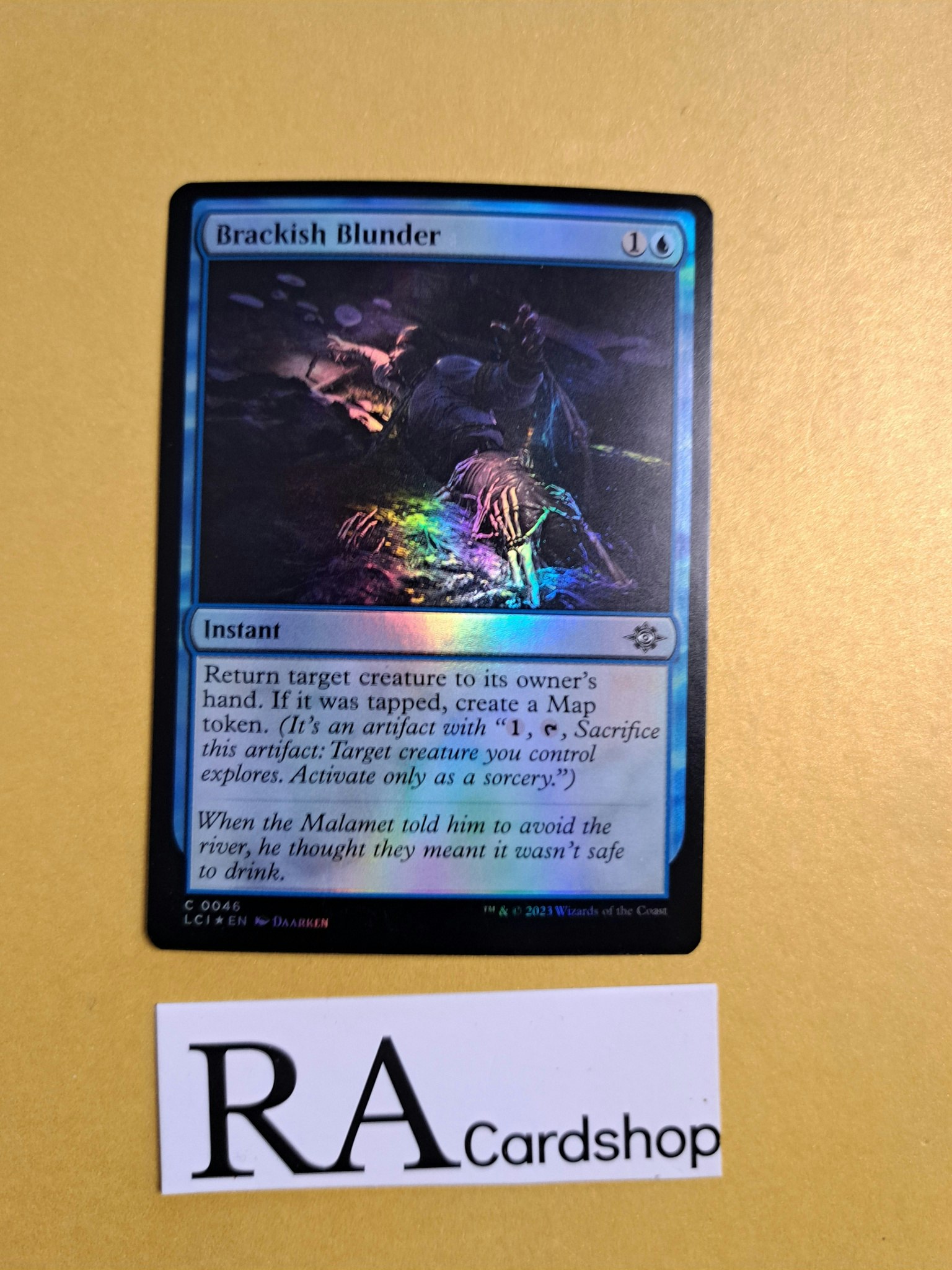Brackish Blunder Common Foil 046 The Lost Caverns of Ixalan LCI Magic the Gathering