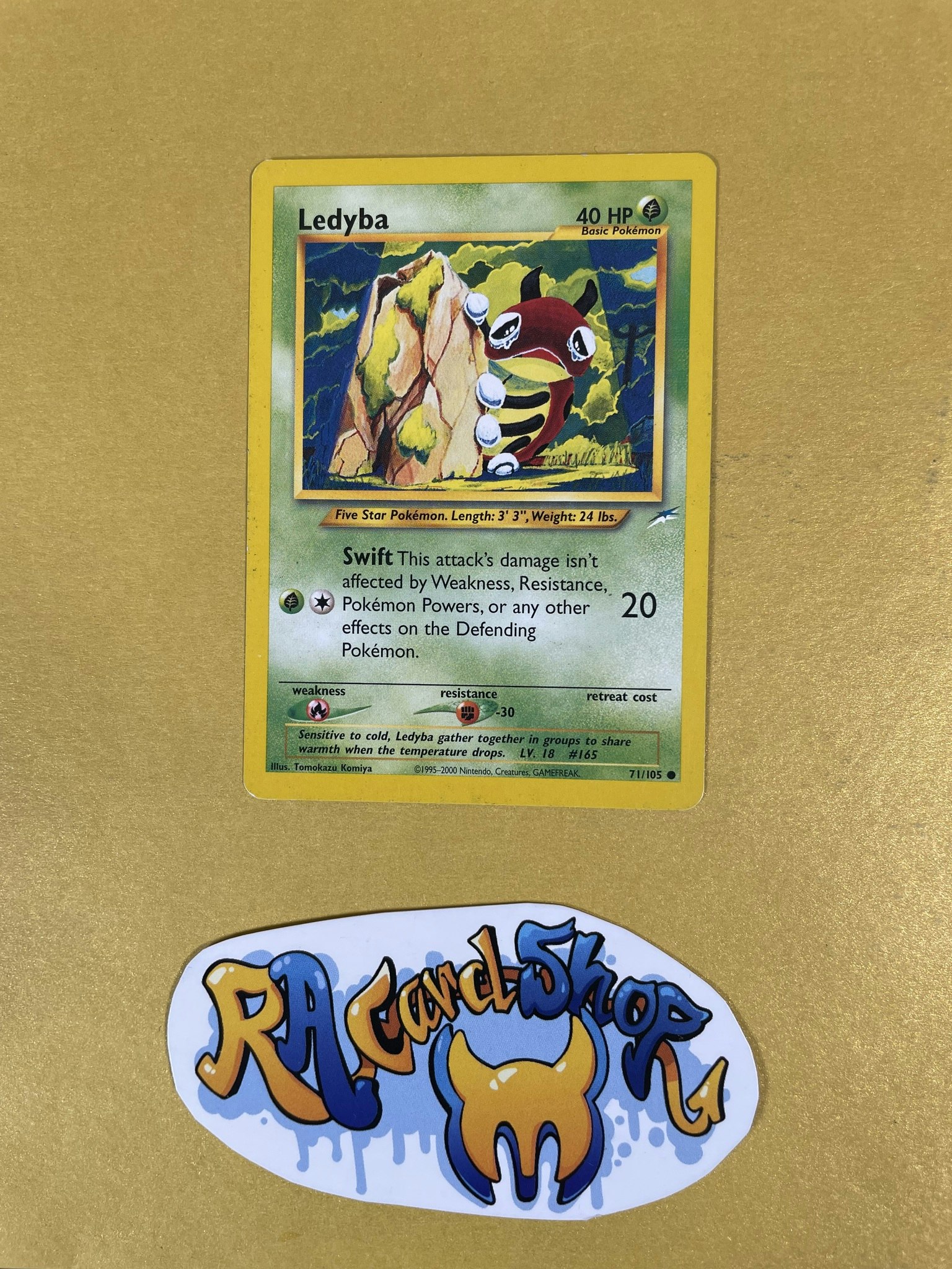 Ledyba Common 71/105 Neo Destiny Pokemon