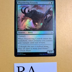 Thundering Ceratok Common Foil 179/264 War of the Spark (WAR) Magic the Gathering