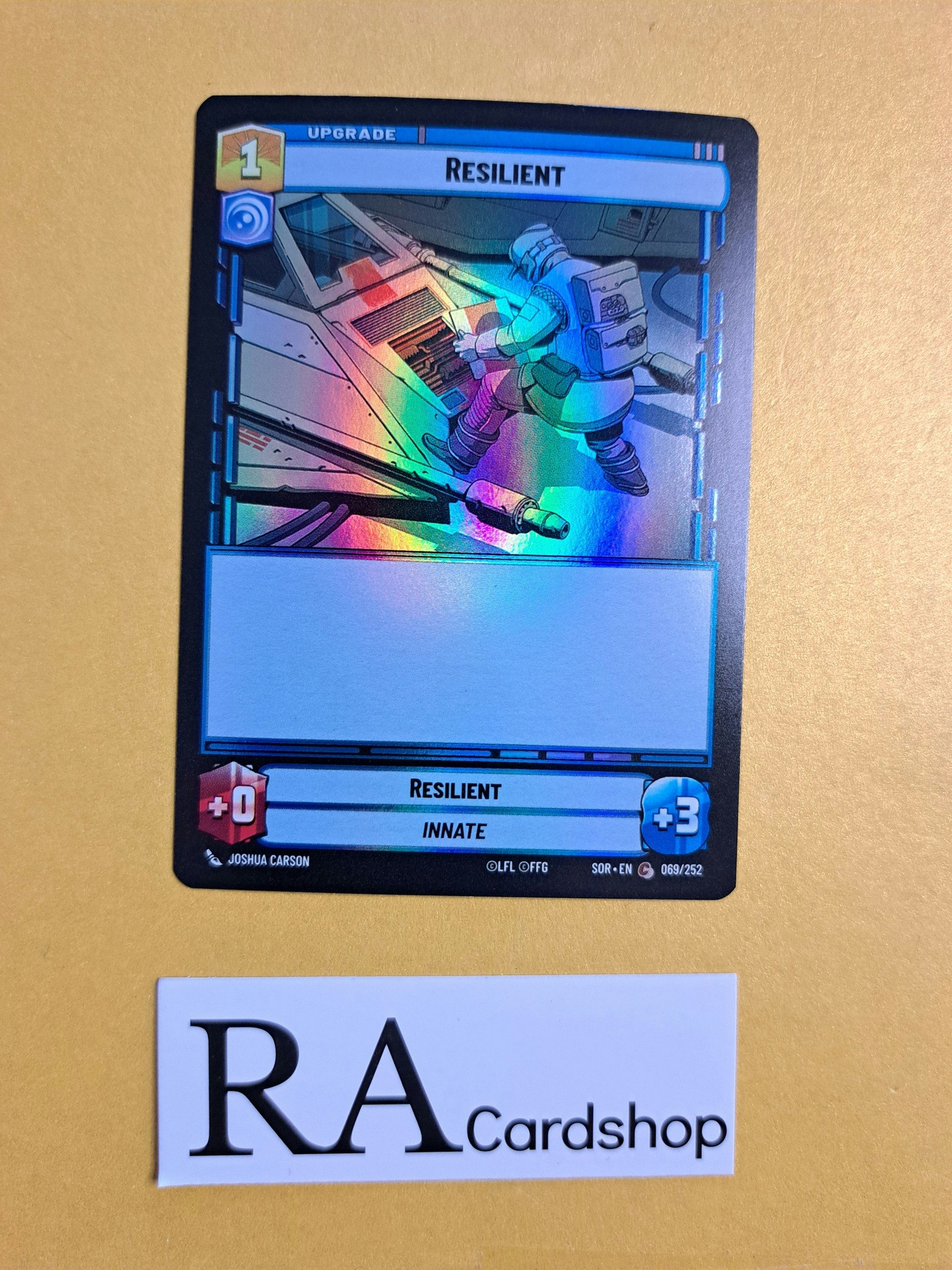 Resilient Common Foil 069/252 Spark of the Rebellion (SOR) Star Wars Unlimited