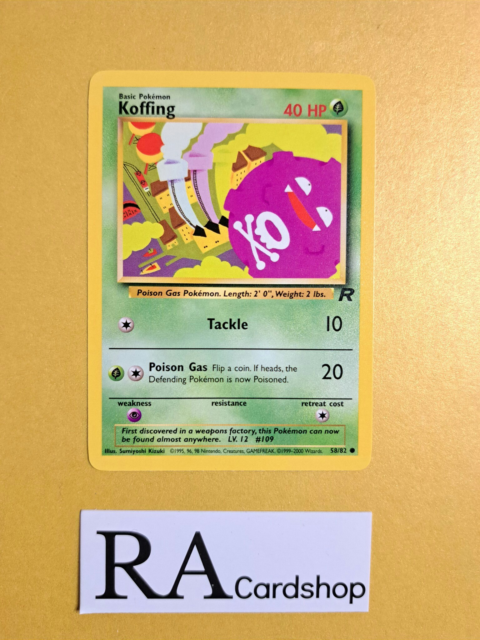 Koffing Common 58/82 Team Rocket Pokemon (3)