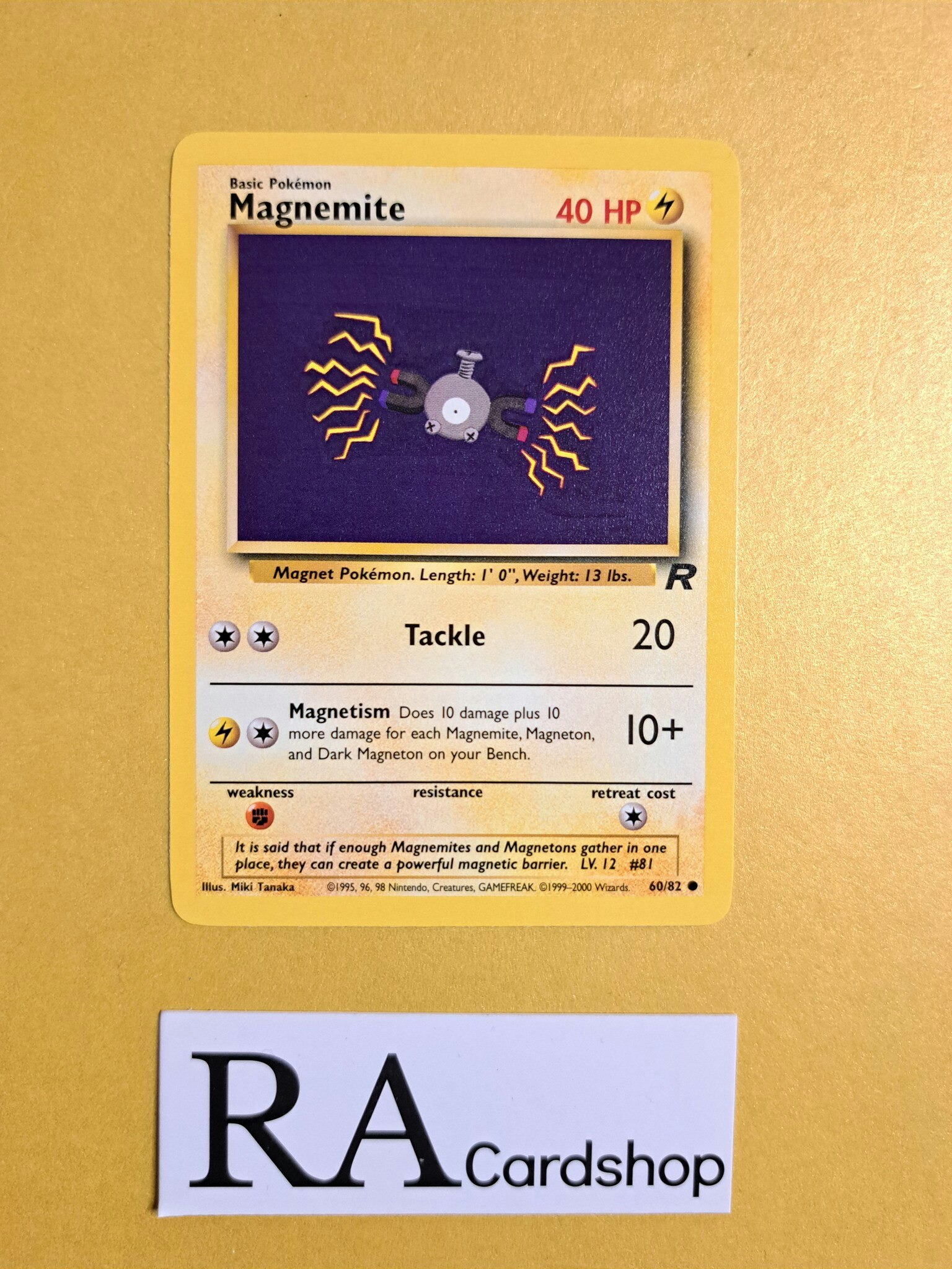 Magnemite Common 60/82 Team Rocket Pokemon (3)
