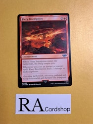 Fiery Inscription Uncommon 0126 The Lord of the Rings Tales of Middle-earth (LTR) Magic the Gathering