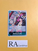 Monkey.D.Luffy Rare Foil OP02-041 Paramount War One Piece Card Game