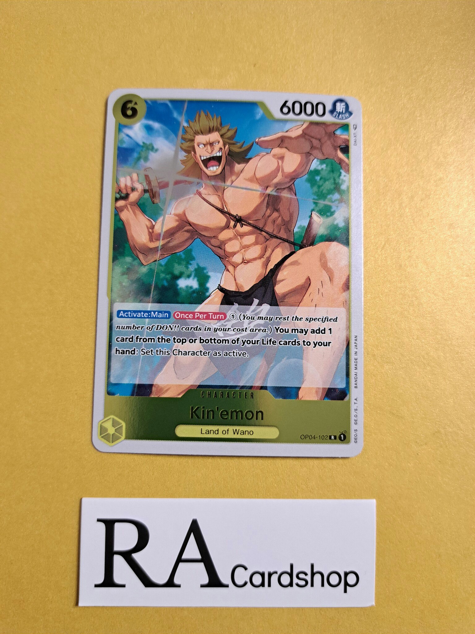 Kinemon Rare OP04-102 Kingdoms of Intrigue OP04 One Piece