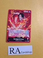 Portgas.D.Ace Leader OP03-001 Pillar of Strenght One Piece Card Game