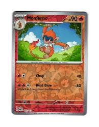Monferno Reverse Holo Common 032/167 Twilight Masquerade Pokemon