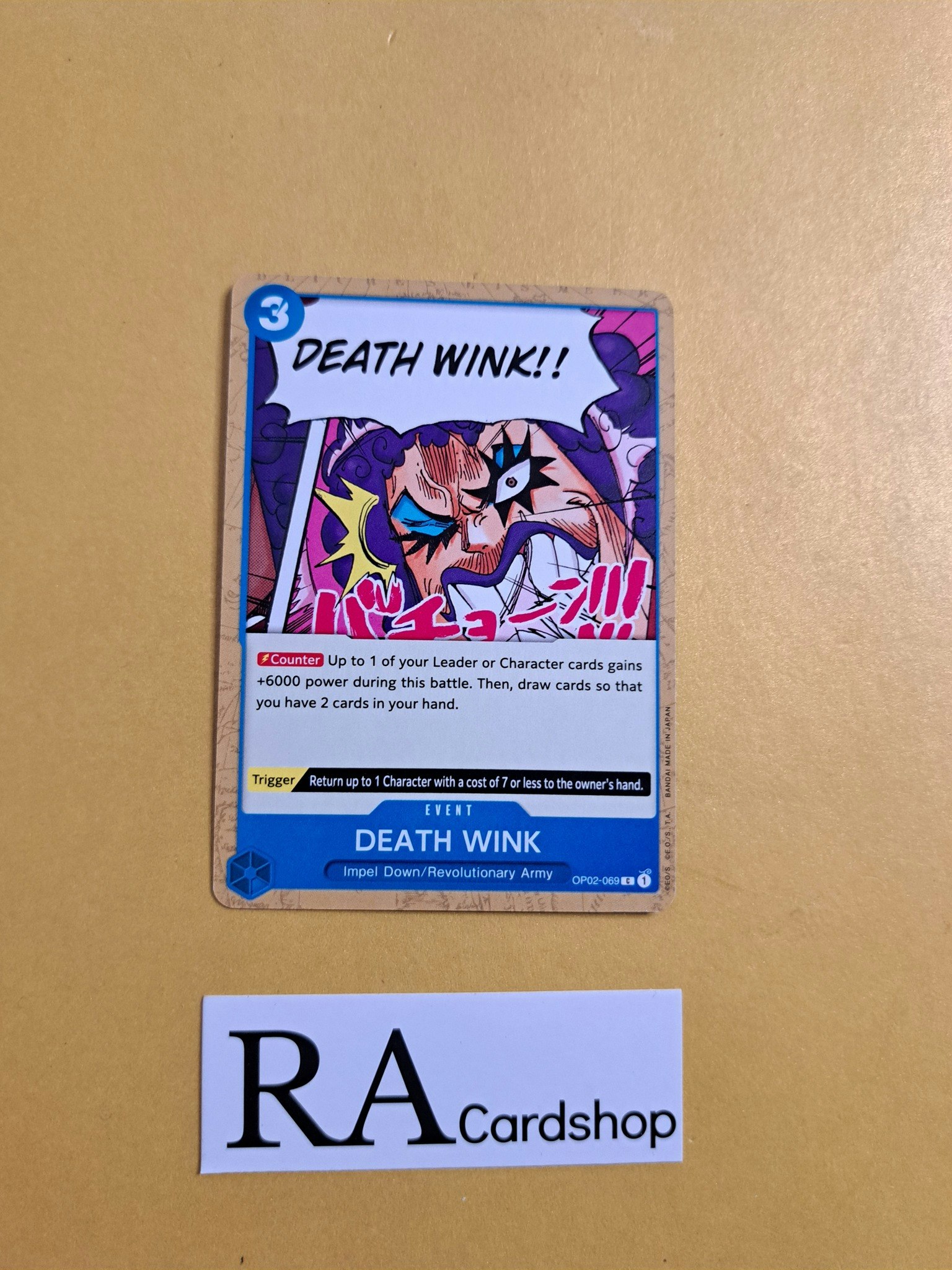 DEATH WINK Common OP02-069 Paramount War One Piece Card Game